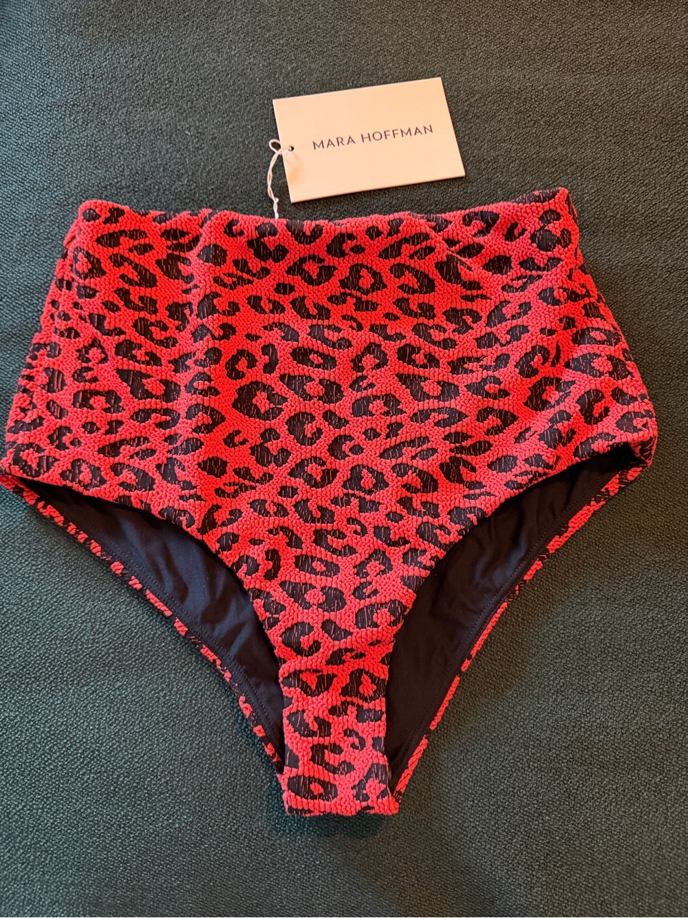 Brand new Mara Hoffman high waisted bikini bottoms. Size S. Never worn with tags